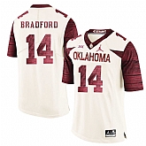 Oklahoma Sooners 14 Sam Bradford White 47 Game Winning Streak College Football Jersey Dzhi,baseball caps,new era cap wholesale,wholesale hats